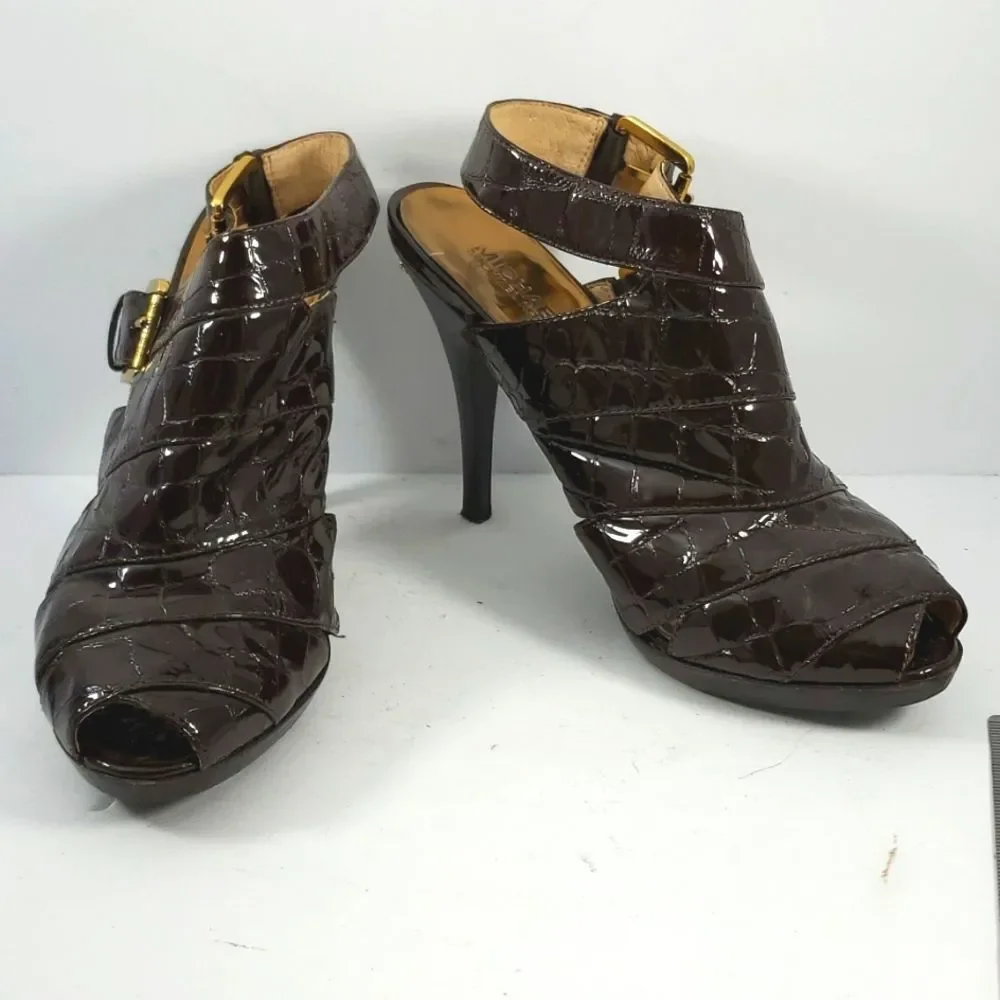Chocolate Brown Heels by‎ Michael Kors Size 10M. S804